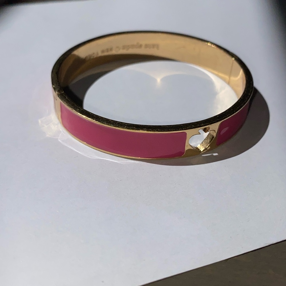 Kate Spade ♠️ New York Pink Enamel Bracelet- Small